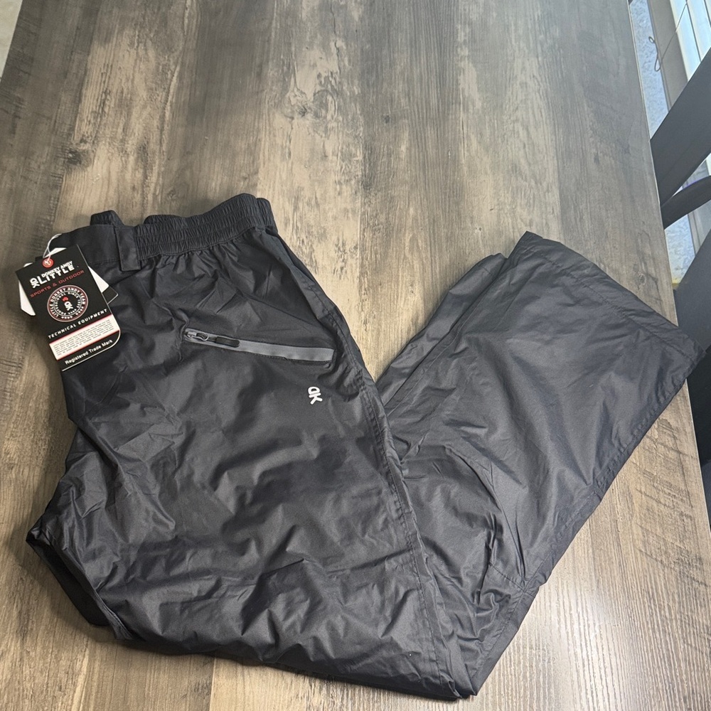 Little Donkey Andy Black Wind and Waterproof Pants